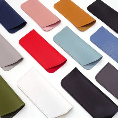 Funda protectora para gafas, bolsa suave para hombres y mujeres, estuche de cuero PU para gafas de sol, caja para gafas, bolsa para gafas