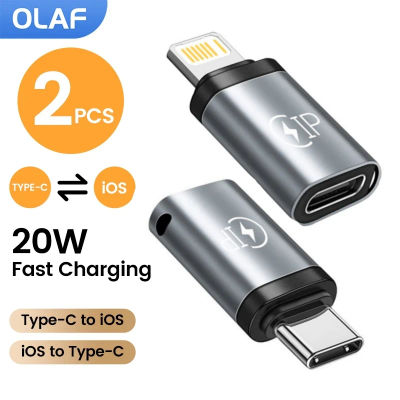 Adaptador OLAF USB C tipo C a convertidor Lightning hembra para IPhone 15 Xiaomi Samsung Lightning cargador accesorios móviles