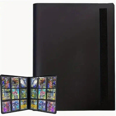 Álbumes y carpetas de bolsillo con capacidad para 160/360/480/540 tarjetas para juegos de mesa CCG MTG Magic Yugioh, soporte para tarjetas y fundas.