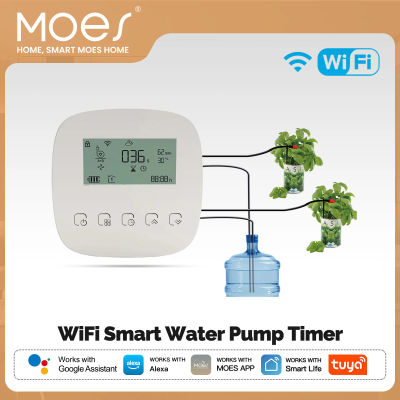Máquina de Riego Inteligente WiFi Tuya, Sistema de Riego por Microgoteo Automático, Controlador de Plantas, Herramienta de Riego, Compatible con Alexa y Google