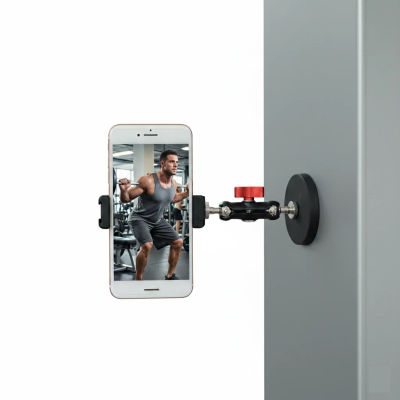 Soporte magnético para teléfono para gimnasio, soporte para móvil, trípode, soporte para teléfono inteligente, imanes fuertes para grabación de Iphone Samsung Xiaomi