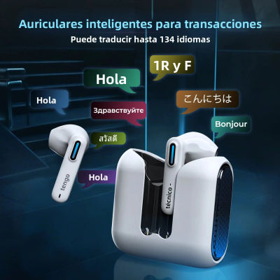 HTC NE49 Auriculares inalámbricos Auriculares Bluetooth V6.0 TWS Auriculares intrauditivos cómodos Auriculares con traductor AI de latencia ultrabaja