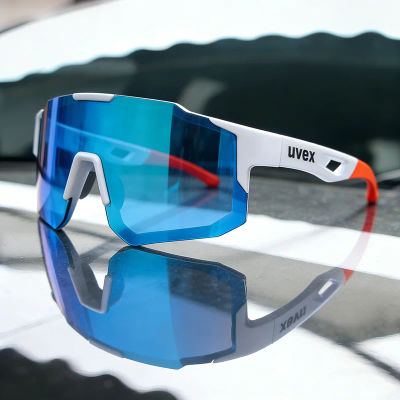 Gafas de Sol Aero para Ciclismo, Deportivas, para Hombre y Mujer, para Bicicleta de Carretera y Montaña, con Estuche