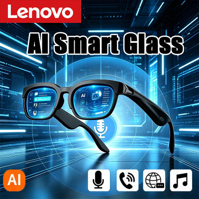 Lentes Inteligentes Lenovo 2026, Traducción por IA, Conversación Bluetooth, Grabación, Escucha de Música, Lentes de Sol Inteligentes para Hombre y Mujer