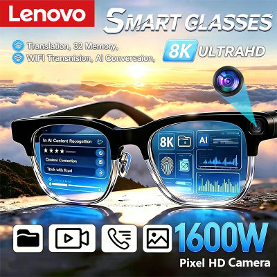 Lentes Inteligentes Lenovo con Asistente de Voz, Control Táctil de Música, Llamadas Bluetooth, Lentes de Sol Deportivos de Moda para Hombre y Mujer, Novedad 2026