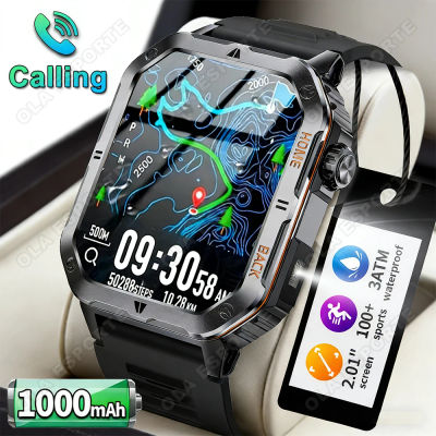Reloj Inteligente para Hombre 2026, Llamadas Bluetooth HD, Monitorización del Sueño y Frecuencia Cardíaca, Linterna LED, Resistente al Agua, Deportivo