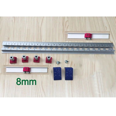 Plantilla para agujeros de bolsillo de aluminio ajustable, plantilla para conexión de muebles, localizador de taladro de carpintería 3 en 1, broca de perforación