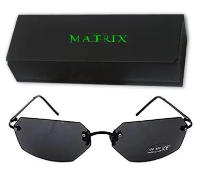 Gafas De Sol polarizadas estilo Matrix Agent Smith clásico para hombre, gafas De Sol De diseño De marca con remaches geniales, gafas De Sol, accesorios De Cosplay