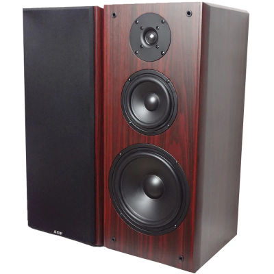 Altavoz de alta fidelidad para estantería, altavoz frontal pasivo de madera, 80W, 8 pulgadas, 8Ohm, alta frecuencia media y baja de tres vías