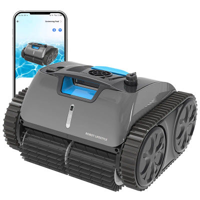 Robot Aspirador para Piscinas WYBOT C1PRO, Limpiador Inalámbrico Recargable para Piscinas, Limpieza de Paredes y Fondo, 150 Minutos