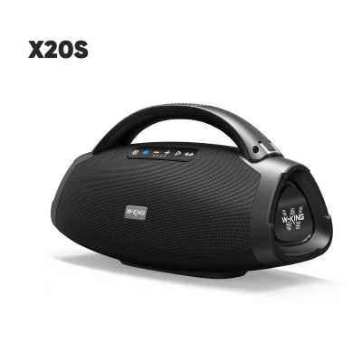 Altavoz Bluetooth W-KING X20S con Correa, 140W RMS, Bajos Potentes, Boombox para Fiestas, IPX7 Impermeable, Altavoz Portátil para Exteriores