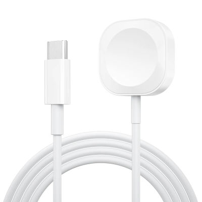 Cargador inalámbrico magnético USB tipo C para iWatch 8/7/6/5/SE USB C estación de carga rápida portátil para Apple Watch Series Ultra