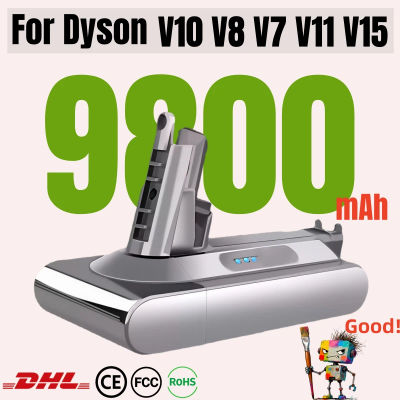 100% nuevo Compatible con Dyson V10 V8 V11 V15 V7 Series SV07 SV09 SV10 DC62 batería recargable para aspiradora