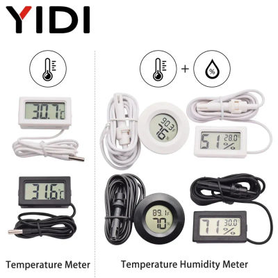 Mini termómetro Digital LCD, higrómetro, probador, Incubadora, medidor de temperatura y humedad del acuario, Monitor, Sensor, Detector