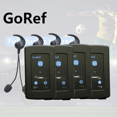 GOREF árbitro de fútbol intercomunicador auriculares 1200M Full Duplex Bluetooth 5,1 interfono para motocicleta comunicador inalámbrico igual que FBIM