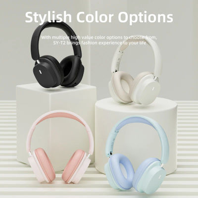 Auriculares inalámbricos Bluetooth SY-T2 con micrófono, auriculares estéreo 9D con cancelación de ruido, auriculares Hifi Bass, embalaje Original