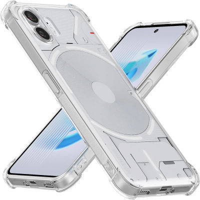 Funda transparente gruesa a prueba de golpes para No thing Phone 1 2 2A Plus 3A Pro Nothing CMF Phone 1 2 3 2a 3a Pro funda suave
