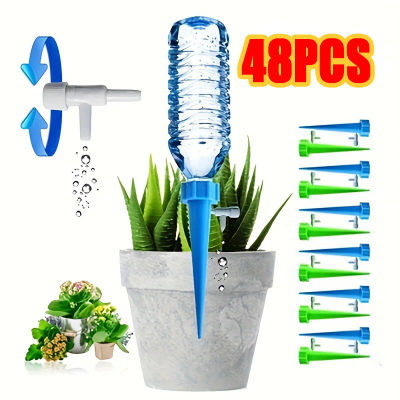 Sistema de riego por goteo automático para plantas, Kits de autorriego para plantas de jardín, dispositivos de riego insertados