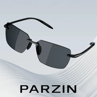 PARZIN-gafas de sol deportivas para hombre, lentes con visión nocturna, protección UV, 91692