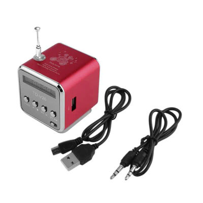 Mini receptor de Radio con altavoces portátiles USB con Radio Fm Digital para PC, teléfono, reproductor de música Mp3, compatible con tarjeta Micro SD