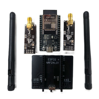 Nueva Placa de Desarrollo ESP32 DevKitC + NRF24L01 PA LNA de 2.4GHz, Compatible con Comunicación Bluetooth y WiFi, para Proyectos Electrónicos DIY