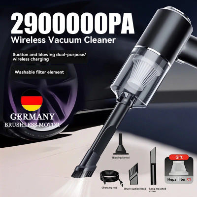 Aspiradora de Coche PA 2900000, Potente, 4 en 1, con Carga USB, Inalámbrica, con Función de Soplado y Succión, Portátil, 2026