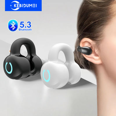 Auriculares Bluetooth 5,3 con Clip para la oreja, auriculares inalámbricos TWS, auriculares estéreo HiFi con reducción de ruido para Xiaomi iPhone Samsung