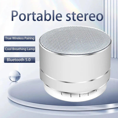 A10 subwoofer para exteriores Mini altavoz portátil Radio FM altavoz de música aleación de aluminio inalámbrico Bluetooth pequeño altavoz para exteriores