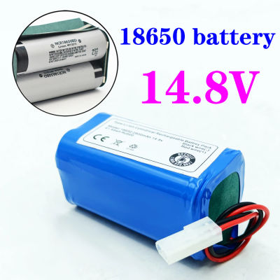 Batería de iones de litio de 14,8 V y 2800 mAh para aspiradora robótica Rowenta Tefal Explorer Series 20 40 60, modelo RS-RT900866, y accesorios, incluyendo cepillo lateral.