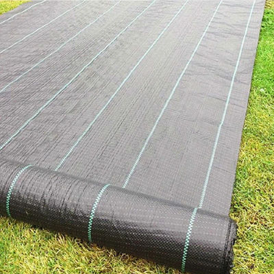 Tela tejida de PE para control de malezas de plantas, tela de cobertura agrícola, estera de malezas de invernadero, permeable