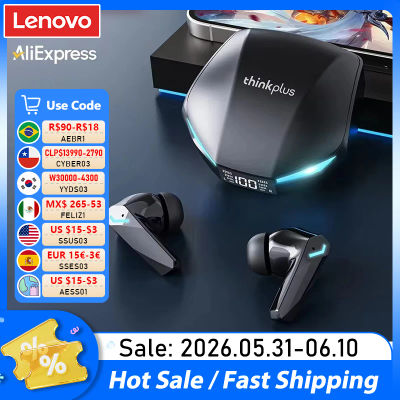 Choice Lenovo XT53 Wireless Bluetooth 5.4 Earphones Low Latency Gaming Headset Noise Reduction LED Display Earbuds Xiaomi