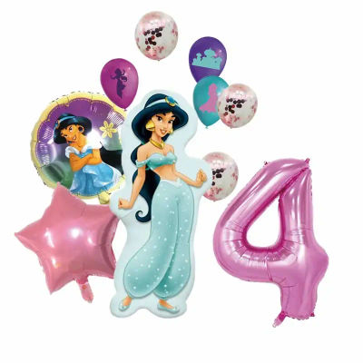 Globos de Princesas de Disney, Decoraciones para Fiestas de Cumpleaños Infantiles, Decoración para Eventos, Fondo para Fotos, Regalos para Baby Shower