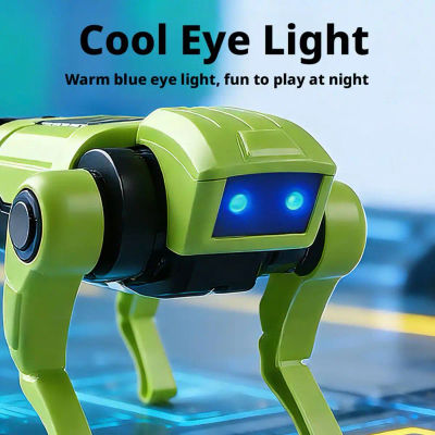 Robot Rc, Juguete de Perro Mecánico con Control Remoto para Niños, Enseñanza de Ciencias, Modelo de Ensamblaje Diy, Juego Eléctrico, Juguetes para Niños, Regalo para Niños