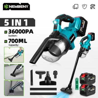 NEWBENY-aspiradora eléctrica inalámbrica, portátil, eficiente, herramientas de limpieza de construcción Industrial doméstica para Pin de batería Makita