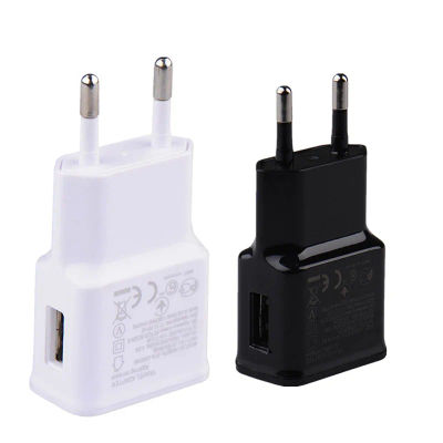 Adaptador de enchufe europeo, cargador USB Dual de 5V, cargadores universales para teléfono móvil, adaptador de cargador de pared de viaje para iPhone, Samsung, Xiaomi, Huawei