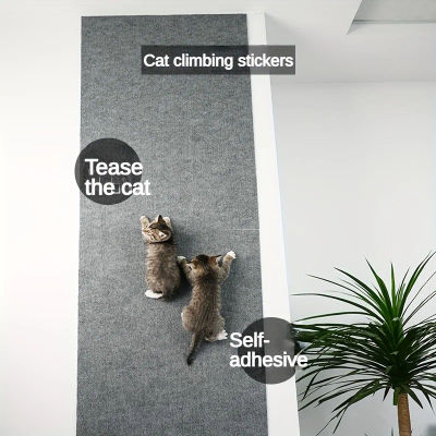 Almohadilla para rascar gatos montada en la pared, tablero para rascar gatos autoadhesivo antideslizante, Protector de muebles de interior duradero y cortable