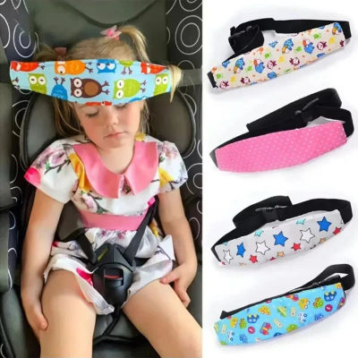 Soporte de Cabeza para Asiento de Auto para Bebés, Cinturón de Seguridad Ajustable para Niños, Posicionador de Sueño, Seguridad Infantil