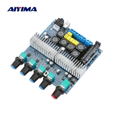 AIYIMA Audio mejorado TPA3116 placa amplificadora para subwoofer 2,1 canales HiFi USB DAC Bluetooth 5,0 amplificadores de potencia 2x50W + 100W
