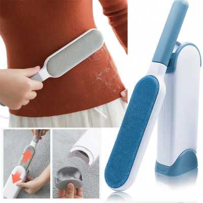 Removedor de Pelusas Mágico para Ropa, Cepillos de Limpieza Estáticos Reutilizables para Sofá y Alfombra, Rodillo Manual para Eliminar Pelo de Mascotas