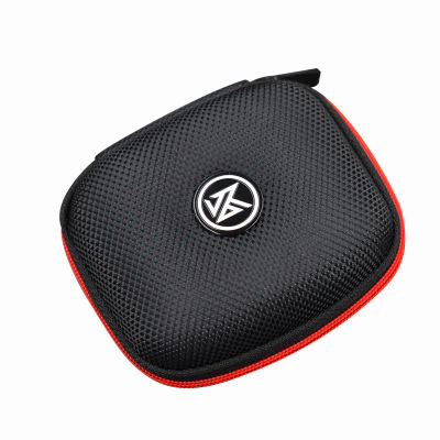 KZ-bolsa de almacenamiento para auriculares compatible con Bluetooth, caja cuadrada para auriculares, funda protectora para auriculares de viaje, accesorios, negro y plateado