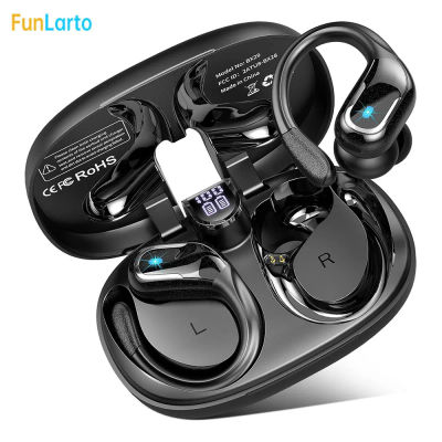 Auriculares inalámbricos de graves profundos, cascos TWS con Bluetooth 5,3, intrauditivos con pantalla LED, resistentes al agua, para trabajo, gimnasio y deportes