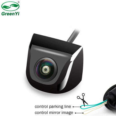 GreenYi 170 grados Starlight visión nocturna Sony/CCD lente ojo de pez cámara de visión trasera de marcha atrás para Monitor de vehículo Android DVD