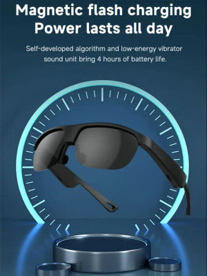 Gafas de sol polarizadas retro con auriculares estéreo inteligentes para hombre y mujer, gafas de sol con Bluetooth, control táctil para Xiaomi