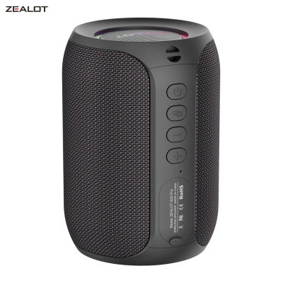 ZEALOT-S32PRO Altavoz portátil Bluetooth 5,2 para exteriores, impermeable, inalámbrico, TWS, Mini columna, altavoz para exteriores, tarjeta TF, Boom Box