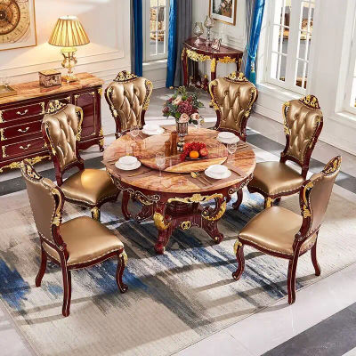 Mesa De comedor central De madera, salón De lujo De mármol, lado De bistró, mesa De comedor para niños, consola redonda, Mesas De Jantar, muebles para el hogar