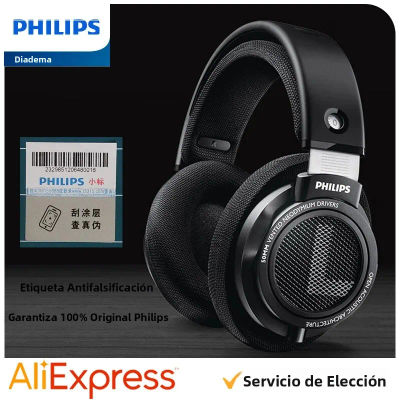 Philips Original SHP9500 auriculares con cable estéreo HiFi HD micrófono llamada auriculares deportes correr auriculares iPhone Android Universal