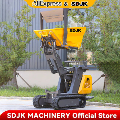 Mini Dumper de 800 kg, Mini Cargador de 500 kg, Mini Dumper de Jardín con Motor Diésel para Venta al por Mayor, Precio de Fábrica, Personalizable