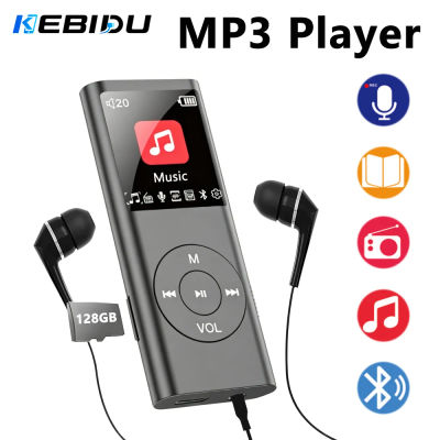 Reproductor MP3 Mini KEBIDU Portátil con Pantalla IPS HD, Radio FM, Libros Electrónicos, Grabación, Reproductor de Música Bluetooth HiFi sin Pérdidas