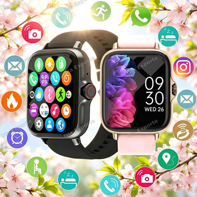 Reloj Inteligente 2026 para Android e iOS, Pantalla a Color de 1.83 Pulgadas, Bluetooth, Contesta Llamadas, Monitor de Actividad Física, Reloj Inteligente para Mujer y Hombre, Nuevo