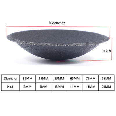 2 uds 38-85mm Audio Woofer tapa de altavoz tapa antipolvo cubierta de cúpula accesorios de repuesto altavoz tapa de tela aceitada reemplazo de tapa de bocina